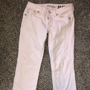 Light pink Miss Me Capris Size 27